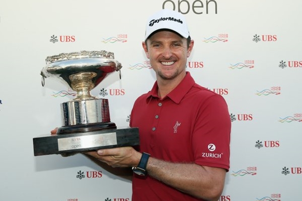 Justin Rose campeón en el UBS Hong Kong Open. Foto: @EuropeanTour