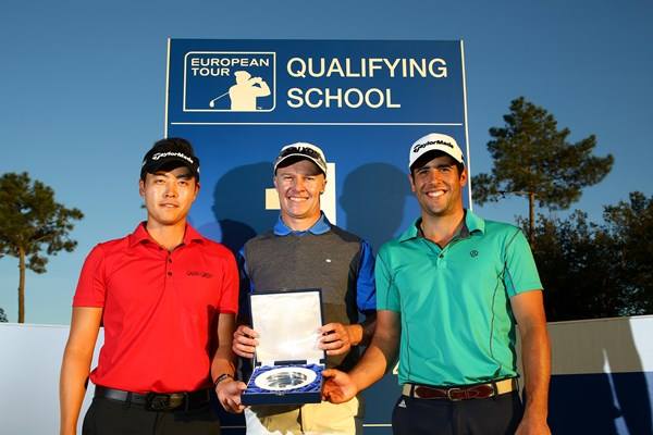 lrich Van den Berg, Adrián Otaegui y Daniel Im. Foto: Adrián Otaegui vía Facebook