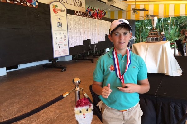 Andrés Asín séptimo en el Doral Publix Junior Classic. . Foto: @CTJAragongolf 