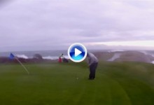 Estos golfistas intentaron jugar en Canadá con vientos de más de 100 km/h… y lo lograron (VÍDEO)
