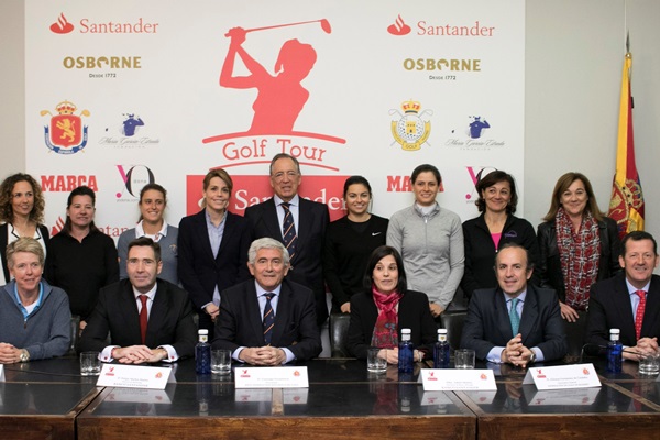 Presentación Santander Tour, responsables y jugadoras ©Fernando Herranz