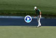 El Golf es duro: Horschel tiró para eagle pero anotó bogey al enviar el viento la bola al agua (VÍDEO)