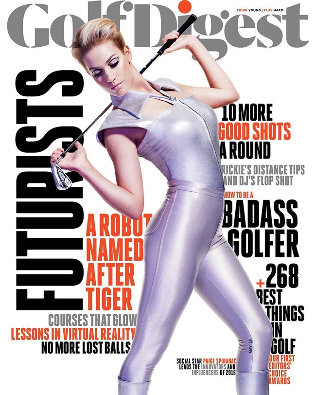 Paige Spiranac en Golf Digest 600