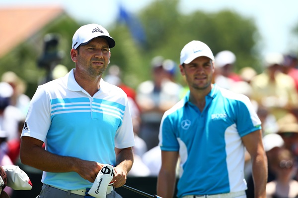 Sergio García y Martin Kaymer durante un THE PLAYERS. Foto: Getty Images