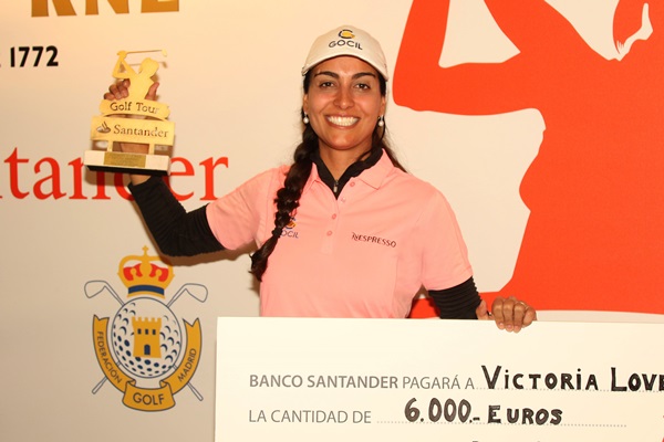 Victoria Lovelady ganadora en Pedreña. Foto: Fernando Herranz
