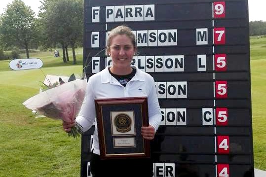 Maria Parra campeona en el PGA Halmstad Ladies Open
