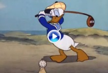 Todo un clásico: Hace casi 80 años, el Pato Donald y sus sobrinos salieron a jugar al golf (VÍDEO)