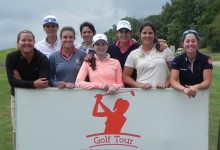 La catalana Carolina González y la madrileña Marta Sanz comparten liderato en Izki Golf