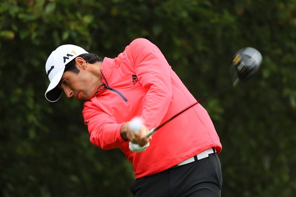 El golfista español protagoniza un inicio frenético y ya es tercero en Italia. Foto: @EuropeanTour