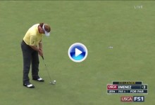 El Golf es duro: Este putt fallado por Jiménez le privó de la victoria en el US Open Senior (VÍDEO)