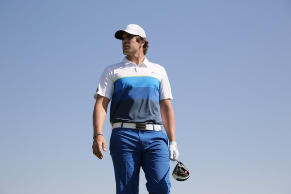 El golfista cántabro ha sido uno de los grandes protagonistas del día con una tarjeta impoluta. Foto: @adidas