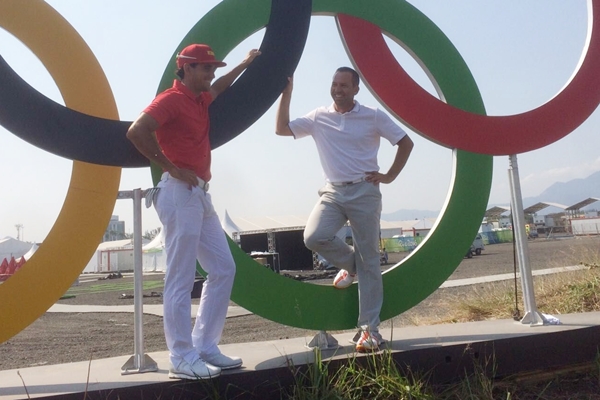 Sergio García y Rafa Cabrera-Bello en los recientes Juegos Olímpicos