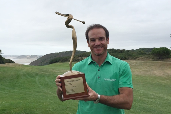Alvaro Velasco campeón en el Cordon Golf Open de Francia. Foto: @Challenge_Tour