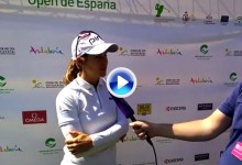 Azahara Muñoz prevé un Match Play frente a Beth Allen: «Va a ser un domingo muy divertido» (VÍDEO)