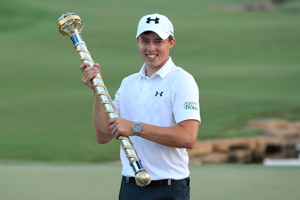 El joven golfista británico culmina un año de ensueño con su victoria en el evento de Dubái. Foto: @EuropeanTour 