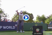 El swing de Sergio García a cámara lenta. El español está dando una lección de golf en Dubái (VÍDEO)