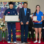 16 05 08 Jeunghun Wang y Nuria Iturrioz en el Trophée Hassan II