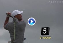 Así es la rutina de calentamiento de Tiger Woods: 117 golpes en 48 minutos. Véalo en 200″ (VÍDEO)