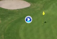 El Golf es duro: Hatton ya sabe lo que es que el palo de la bandera le arruine el golpe del día (VÍDEO)