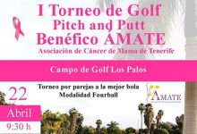 ÁMATE, Asociación de Cáncer de Mama de Tenerife, celebra su primer torneo benéfico de golf
