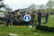 Un helicóptero del ejército estadounidense se estrella en un campo de golf de Maryland (VÍDEO)