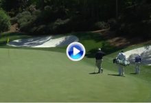 El Golf es duro, y Augusta más: Sergio chipeó desde antegreen para eagle y salió con bogey (VÍDEO)