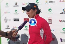Carlota, a uno de la cabeza en el Open de España: «Si aprovecho los pares 5 estaré arriba» (VÍDEO)