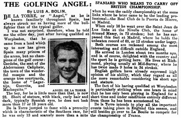 Recorte de periódico de la época Recorte de periódico de la época