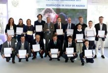 Más de una treintena de campeones reciben el reconocimiento de la Federación de Golf de Madrid