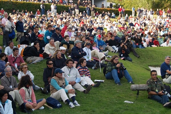 Se espera que el público acuda en masa al Centro Nacional de Golf. Foto OpenGolf.es archivo