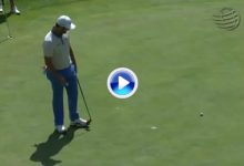 El Golf es duro… hasta para Jon Rahm. Necesitó de 4 putts en el hoyo uno, 3 desde un metro (VÍDEO)