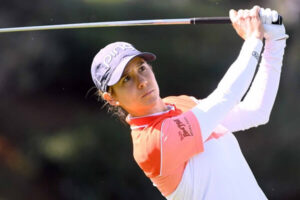 La golfista de PING, una de las jugadoras más destacadas de lo que llevamos de torneo en LA. Foto: @LPGA