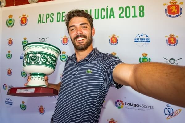 Alexandre Daydou, feliz tras su victoria