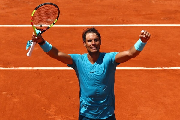 Rafa Nadal tras ganar en semifinales, Foto: @bet365_es