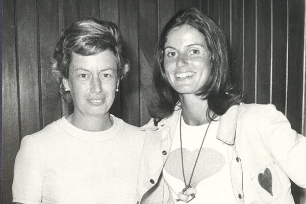 Villacieros y Marsans en el Cto. de España Dobles de 1972. Foto: RFEG