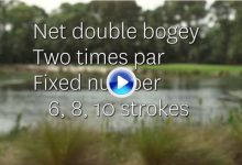 Nuevas Reglas de Golf (18): En Stroke Play se podrá establecer un número máximo de golpes (VÍDEO)