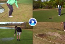 Nuevas Reglas de Golf (5): A la hora de dropar se realizará siempre a la altura de la rodilla (VÍDEO)