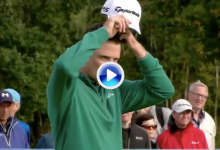 El Golf es duro… Justin Rose sufrió en sus carnes al viento en el pasado British Masters (VÍDEO)