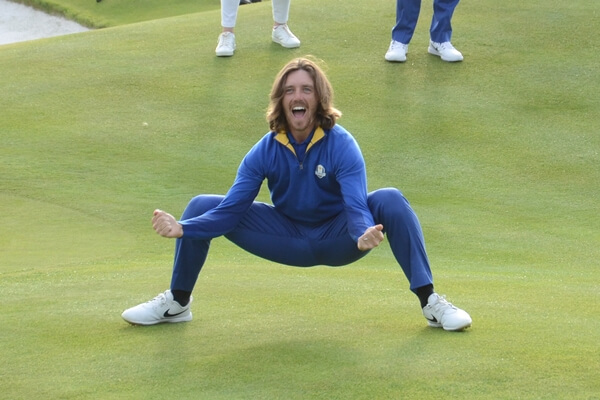Tommy Fleetwood, que estará presente en Escocia, celebra la victoria en París. Foto: OpenGolf.es