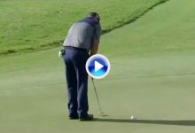 El Golf es duro… Ted Potter Jr. necesitó de ¡¡cuatro putts!! en el 13 estando a 60 centímetros (VÍDEO)