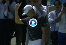 Justin Thomas se lleva el Golpe del Día en la 1ª jornada del WGC-México con este gran chip (VÍDEO)