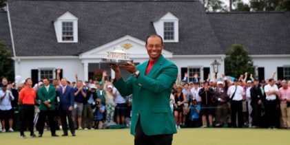 Tiger Woods 5 Chaqueta Verde @TheMasters