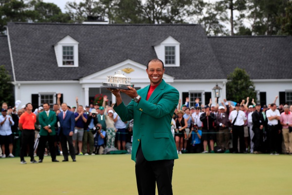 Tiger Woods 5 Chaqueta Verde @TheMasters