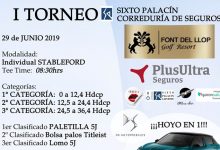 «I Torneo Sixto Palacín Correduría de Seguros» en Font del Llop, evento en el está en juego un coche