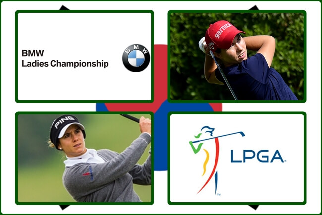 Carlota Ciganda, Azahara Muñoz BMW Ladies Championship Korea