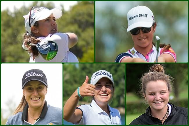 Parra, Iturrioz, Sanz, Sobrón y Fernández en Pinehurst