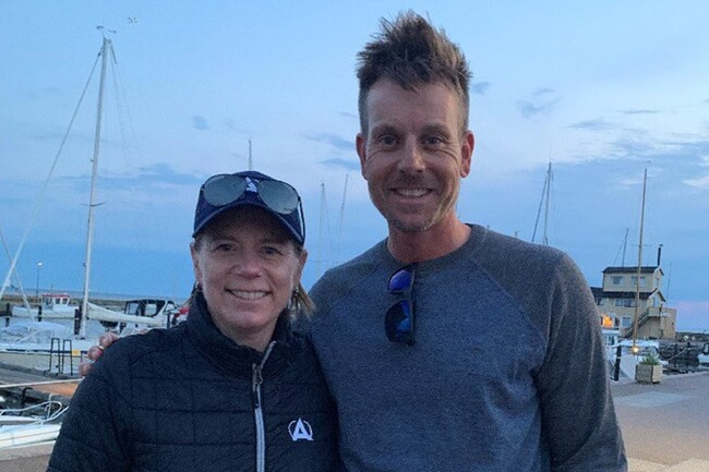 Henrik Stenson y Annika Sörenstam. Foto @EuropeanTour