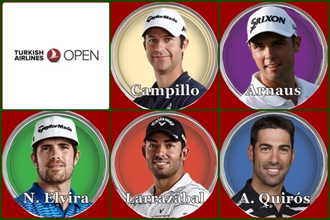 Españoles en el Turkish Airlines Open 19