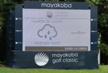 El Camaleón GC mexicano, anegado por las lluvias. El PGA Tour no descarta terminar el torneo el lunes