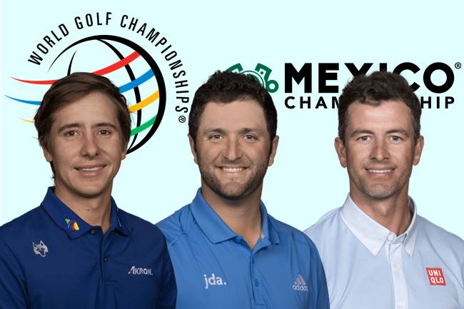 Carlos Ortiz, Jon Rahm y Adam Scott